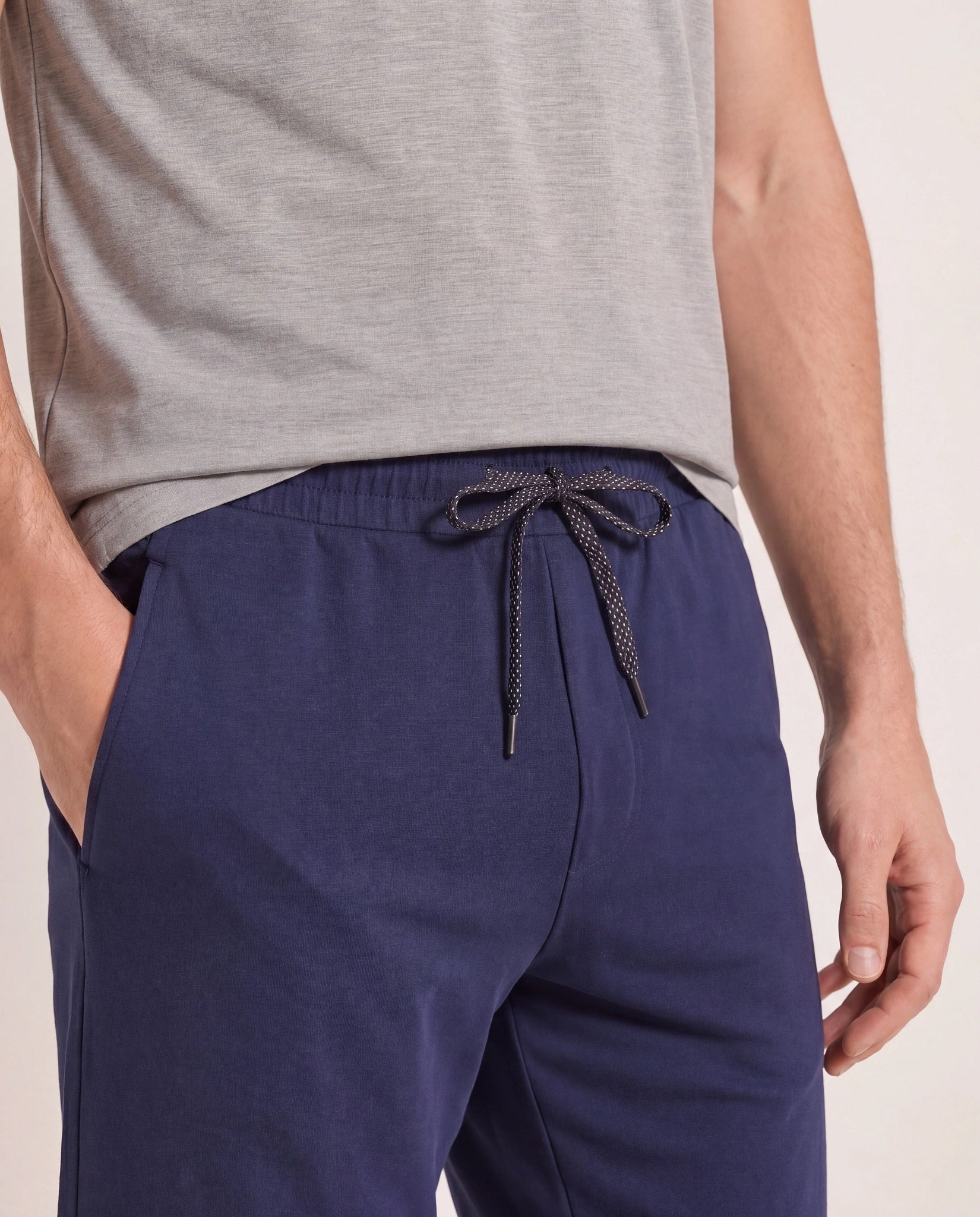 Short Zip Back Pocket - Stretch Knit