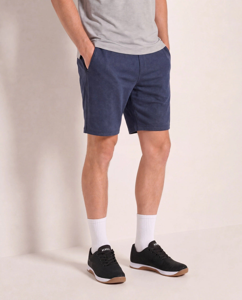 Short Zip Back Pocket - Stretch Knit